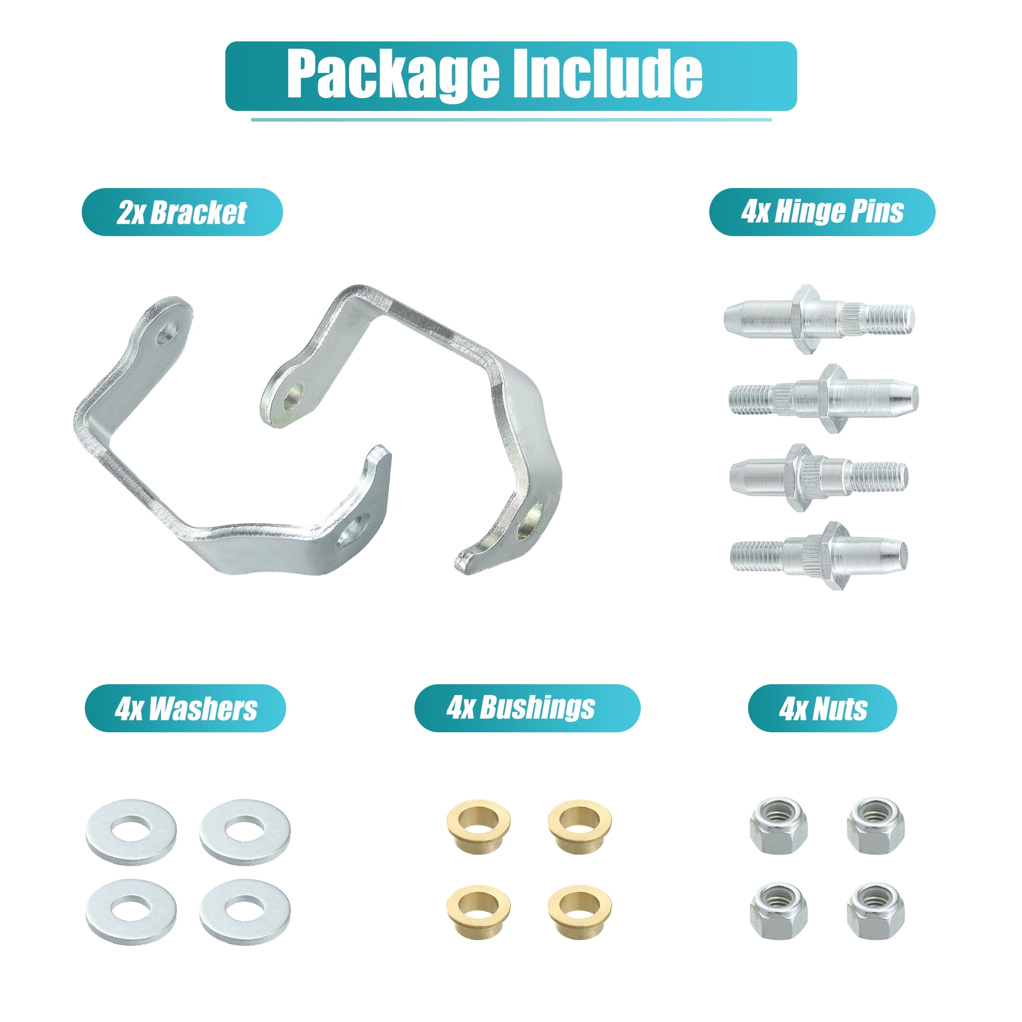 Unique Bargains Front Door Hinge Pin Bushing Repair Kit for Chevrolet Vehicles