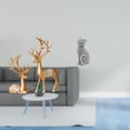 thumbnail image 2 of Escultura de ciervo, estatua de resina, adorno animal, figura de mesa, estatua de gato, decoración de estante, ideal para dormitorio, sala de estar, o, 2 of 8