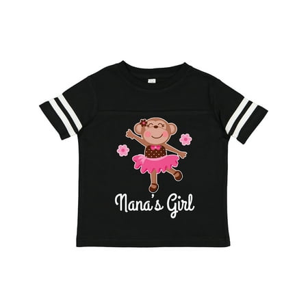 

Inktastic Nana Girl Ballerina Monkey Gift Toddler Toddler Girl T-Shirt