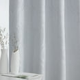 thumbnail image 5 of THD Sophia Taupe Damask Grommet Blackout Sliding Glass Door Curtain, 100 x 84 in, 5 of 30