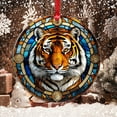 thumbnail image 6 of AatoeaX Intricate Tiger Ornament: Stained Glass Art, Transparent Acrylic, Hanging Decor for Wildlife Fans, Art Enthusiasts & Home Accents, 6 of 7