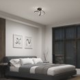 thumbnail image 2 of Artika Loop Modern LED Ceiling Light Fixture Black, 2 of 8