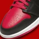 thumbnail image 5 of Ni - ke Air Jordan 1 Mid Bred Shoes Black Fire Red White Men's Sizes New DQ8426-060, 5 of 5