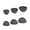 Black, variant on 4Pair Earbuds Cover In-Ear Tip Soft Silicone Ear Buds Accessories for Buds 2 Earphone Eartips