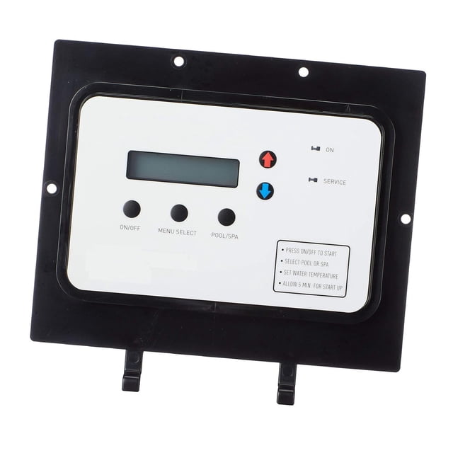 Bisel de repuesto para bomba de calor de piscina y spa, color negro, profesional, para placa de control de bomba de calor eficiente, accesorio para