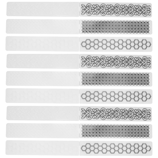 Flower Plastic Embossing Folder,9Pcs Flower Plastic Embossing Embossing Folder Plastic Embossing Folder Reliable and Durable