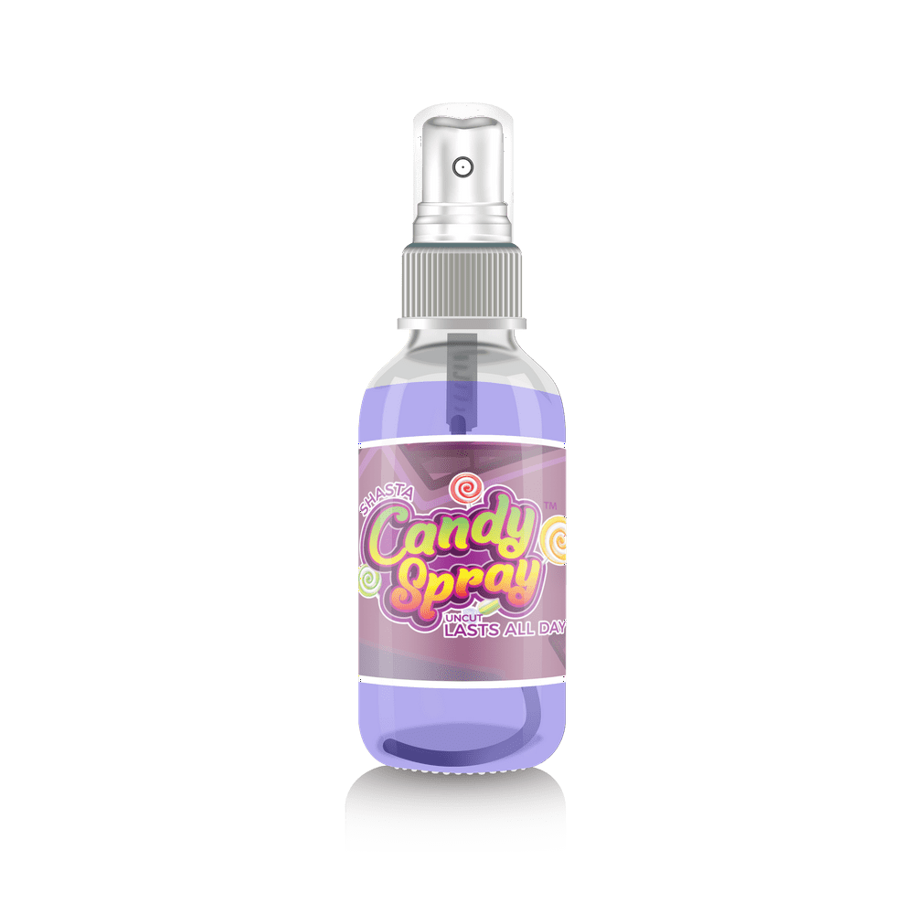 Shasta Candy Spray Purple Pain Smells like purple Candy