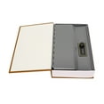 thumbnail image 1 of Boîte de Rangement Sécurisée pour Livres de Diversion avec Serrure à Combinaison pour Pièces d'Argent Cartes Bijoux Documents d'Identité - Doublure en Acier Inoxydable Matériau ABS 11.5x12x4.5cm, 1 of 7