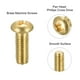thumbnail image 4 of Tornillos de máquina de latón M3x8mm Uxcell, pernos de cabeza plana Phillips 50 Pack, 4 of 5