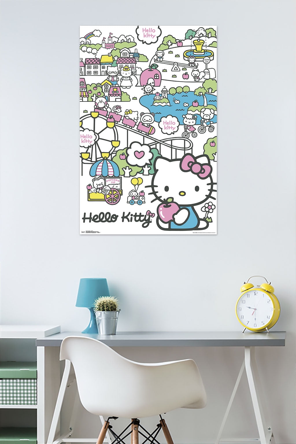 Hello Kitty - Carnival Wall Poster, 22.375" x 34"