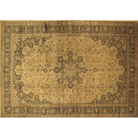 Ahgly Company Indoor Rectangle Persian Brown Traditional Area Rugs, 7' x 10'