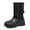 Black, variant on Xmyrz Waterproof Snow Boots For Men Slip Resistant Weekend Suitable Thermal Mid-Calf Wide Calf Boots Winter Boots Mens Shoes