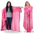 thumbnail image 1 of Manta portátil Super Blanky para mujer, color rosa intenso, 1 of 8