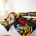 thumbnail image 4 of Homewish Cartoon Truck Bedding Comforter Set 2pcs for Kids Children Teens,Car Theme Twin Comforter Sets Microfiber,Kawaii Tractor Breathable Bedding Set,Ultra Soft Home Decor, 4 of 8