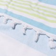 thumbnail image 4 of 100% Cotton Filippo Fouta Beach Towel, Lightweight, Soft and Absorbent Terry Cloth Backing,Nautical Stripes Pattern Travel Bath Towel , 35" x 68",  Key West by Blue Nile Mills, 4 of 4