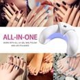 thumbnail image 4 of Lámpara de uñas de gel UV LED de 36 W con 3 temporizadores y diseño ajustable que evita que las manos se oscurezcan. Color blanco., 4 of 4