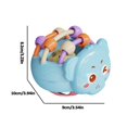thumbnail image 3 of Juguetes de piscina, juguetes para bebés, juguetes para niños pequeños, pelotas de animales, juguetes masticables, pelotas agitadoras para bebés de 0 a 12 meses, sonajero para la dentición con base de, 3 of 6