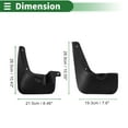 thumbnail image 3 of Unique Bargains Bouchons Anti-Éclaboussures pour Kia Rio 2005-2010 avec Accessoires de Montage, 3 of 6