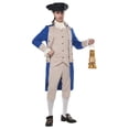 thumbnail image 4 of Adult George Washington Costume X-Large Blue, 4 of 4