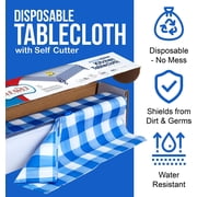 Blue Gingham With Self Cutter