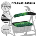 thumbnail image 5 of HELLHERO Sparkling Clover Walker Seat Cushion Cover & Seat and Backrest Covers with Removable Dust Proof Stain Proof Non-Slip Fit, 5 of 7