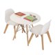 thumbnail image 1 of Mesa Circular Berlin - 2 Sillas Frankfurt (Blanco), 1 of 2