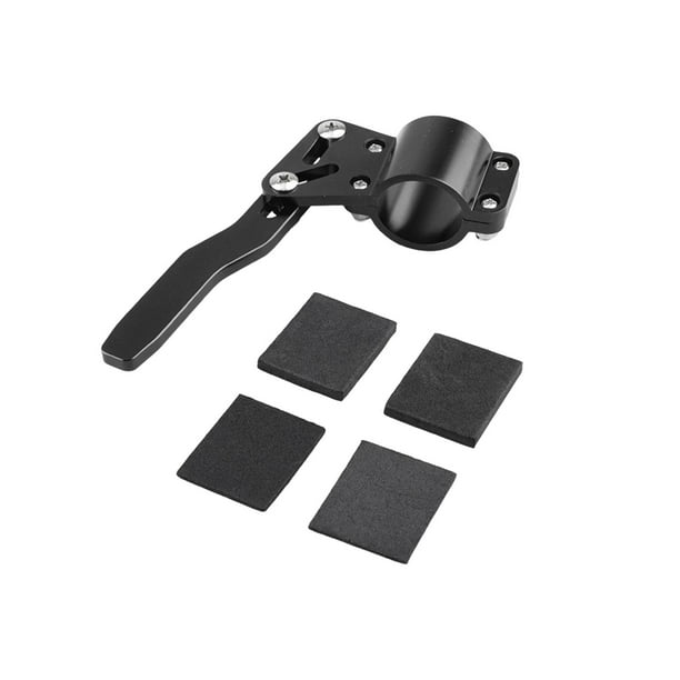 Extensor de palanca de señal de aluminio, de posición de ajuste, varilla de señal de volante para , fácil instalación, accesorios de Negro Macarena Varilla de giro del volante