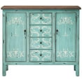 thumbnail image 2 of Elk Home Tabitha 2-Door 4-Drawer Transitional Wood Cabinet in Blue/Gray, 2 of 5