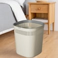 thumbnail image 7 of Kitchen Trash Can, Step-On Garbage Can with Lid, Tall Kitchen & Bathroom Trash Can, Small Office Waste Bin, White - Xuniizn, 7 of 7