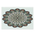 thumbnail image 1 of Mandala Cutting Board, Circular Universe with Victorian Lines and Ornaments Image, Decorative Tempered Glass Cutting and Serving Board, Large Size, Multicolor, by Ambesonne, 1 of 1