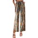 thumbnail image 1 of Pantalones de pana Gibobby mujer estampado de salón pierna ancha casual fluidos con bolsillos amarillo XL, 1 of 5