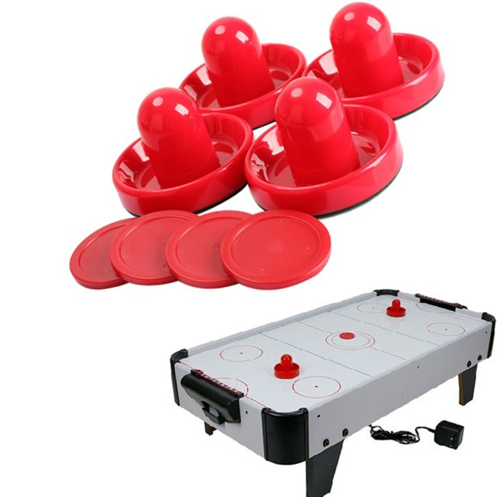 Details about   Air Hockey Set Home Table Game Replacement Accessories 2-Pucks 4-Slider Pusher 