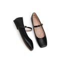 thumbnail image 5 of Domuza Mary Jane Shoes for Women Slip on Dressy Ballet Shoes for Women New Comfy Non-Slip Shoes for Formal School Walking Black 10（EU-43）, 5 of 7