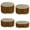 Brown, variant on AOOOWER Pack of 4 Sustainable Foldable Dessert Stands Paper Materials for Tiered Sweet Displays in Gatherings Feature Four Size