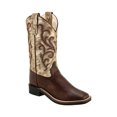thumbnail image 1 of Old West Children All Over Leatherette Material Broad Square Toe Boots, 1 of 2