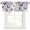 White, variant on Pink Flowers Valances for Windows Farmhouse Kitchen Curtains Valances Rod Pocket Valance Curtains for Windows Spring Floral Purple Butterflies Watercolor Window Valances for Bathroom Bedroom 42"x12"