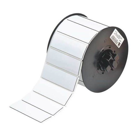Brady Raised Panel Label, White, Labels/Roll: 300 B30EP-176-593-WT