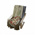 thumbnail image 4 of Pizza Soft Flannel Fleece Blanket, Ristorante Italiano Concept with Vintage Grunge Style Print with Pizza and Collosseum, Cozy Plush for Indoor and Outdoor Use, 50" x 70", Multicolor, by Ambesonne, 4 of 6