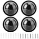 thumbnail image 1 of Cámara de simulación de domo CCTV Ticfox Cámara de seguridad falsa con luz Led intermitente Negro 4 Uds., 1 of 13