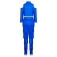 thumbnail image 5 of Aislor Girls Latin Jazz Modern Salsa Ballroom Dance Outfits Tassel Crop Tops with Fringe Pants Set Dancewear Royal Blue 8, 5 of 7