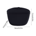 thumbnail image 3 of Cevemin Silicone Dog Training Waist Bag Clip Type Pet Treat Pouch Portable Snack Food Holder for Outdoor Walking, 3 of 6