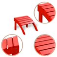 thumbnail image 2 of PolyTEAK Ottoman for Adirondack Chairs Red, 2 of 5