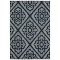 thumbnail image 3 of Style Haven  Marianna Medallion Lattice Navy/Beige Indoor-Outdoor Rug 2'3" x 7'6" Runner 8' Runner Runner, Outdoor, Indoor Entryway, Patio Runner,, 3 of 5