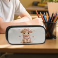 thumbnail image 6 of DISNIMO Backpack for Girls, Highland Cattle Butterfly Printed Lightweight Bookbag with Lunch Box Set, Large 17 Inch Kids School Bag 3pcs Set with Pencil Case, Kids Teens Back to School Gifts, 6 of 7