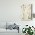 thumbnail image 3 of Trademark Fine Art 'Fresco Floral Beige II' Canvas Art by Vision Studio, 3 of 4