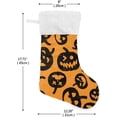 thumbnail image 2 of SKYSONIC Christmas Stocking Personalized Halloween Large Candy Stocking Hanging Gift Xmas Stockings Decoration 2 PCS for Family Holiday Party Ornaments Decor Fireplace, 2 of 7