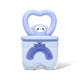 thumbnail image 1 of Cepillo de dientes Silicona Silicona Historia Historia Forma Animal Oldorless Boys Girls Cepillo Diente Inodoro interior Herramienta de limpieza con tapa 2-6 Azul Azul kenally CE011413-01, 1 of 7