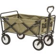 thumbnail image 2 of Collapsible Wagon, Beach Carts with Big Wheels, Heavy Duty Folding Utility Garden Wagon, Portable Grocery Cart, All Terrain Universal Wheels Wagon Cart, Max Capacity150 lbs, JA4059, 2 of 5