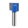 thumbnail image 1 of Unique Bargains 19mm Dia 8mm Shank Bottom Cleaning Router Bit 2 Flutes Carbide Tipped Cutter Uncoated for Woodworking, 1 of 5