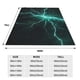 thumbnail image 3 of Balery Green Lightning Flash Manta de Felpa Suave y Acogedora – Cobija de Franela Aterciopelada para Cama, Lavable y Cálida para Sofá, Mascotas, Transpirable-50"x40", 3 of 7